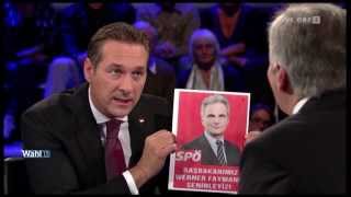 Wahl 2013 Faymann vs Strache Highlights [upl. by Ariaec]