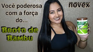 RESENHA  NOVEX BROTO DE BAMBU Liberada LOW e NO POO EMBELLEZE [upl. by Iridis168]