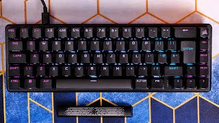 Corsair K65 Pro Mini review and vs Corsair K65 RGB Mini [upl. by Naujyt]