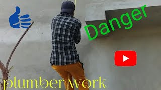 Plumber Ka Kam Kaise Kiya Jata Hai  Plumber Work 🚽 [upl. by Bidget96]