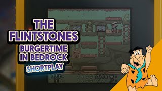 Flintstones The  Burgertime in Bedrock  2000  BurgerTime Clone [upl. by Aihtnic]