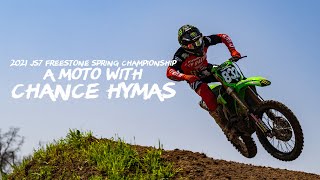 A Moto with Chance Hymas During 250A Moto 2 at Freestone MX [upl. by Annaehr]