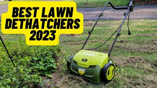 Best Lawn Dethatchers On The Market 2023 । Top 5 Best Lawn Dethatchers Review [upl. by Thorr]