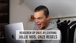 REAGEREN OP JULLIE HUIS ONZE REGELS  MELLE VAN ROOIJEN [upl. by Hanimay]