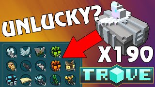 6 Wings and 15 Mounts still unlucky  Trove opening 190 Light Chaos Vaults [upl. by Woodcock]