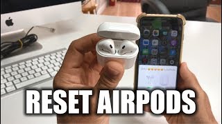 How To Reset your Apple AirPods  Hard Reset [upl. by Ardnasyl808]