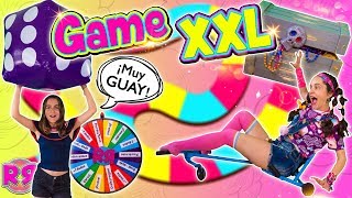 JUEGO de mesa GIGANTE challenge 🎲 El primero en llegar al final GANA el PREMIO GIANT board GAME XXL [upl. by Nioe]