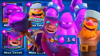 ELIXIR FAMILY DECK BE LIKE  Clash Royale Memes 2023 [upl. by Leacim]