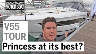 Is the Princess V55 the best sportscuiser on the market  Yacht Tour  Motor Boat amp Yachting [upl. by Anij]