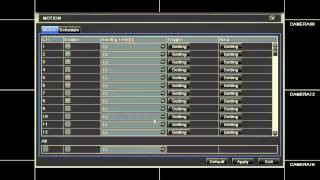 How to Set Up Motion Detection for the QT Series DVR [upl. by Arayk]