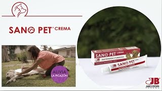 Sano Pet  Crema Dermal Bactericida  Fungicida [upl. by Shanahan]