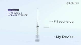 How to use TURTLEPIN with various syringes [upl. by Asiat499]