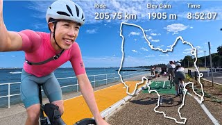 I cycled 200km around the perimeter of Sydney in ONE DAY using BIKE PATHS [upl. by Ogram]