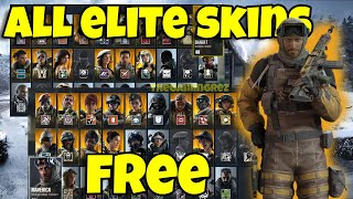 ALL ELITE SKINS for FREE  Rainbow 6 Siege 2023 [upl. by Akemyt]