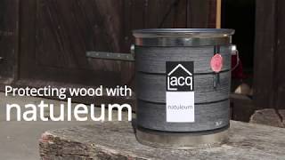 Lacq Natuleum  Protecting wood with Lacq Natuleum [upl. by Viguerie]