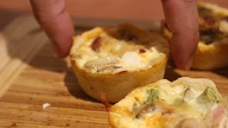 How to Make Mini Quiche Appetizers for Party [upl. by Ardeid]