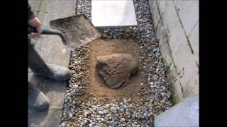 How to lay stepping stones on gravel [upl. by Nemracledairam104]