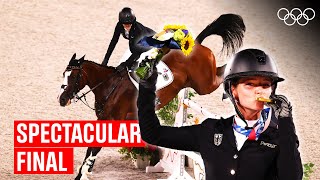 🐴 🇩🇪 Julia Krajewski takes Gold🥇 FULL Equestrian Eventing Jumping Individual Final  Tokyo Replays [upl. by Nitsej772]