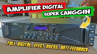 AMPLIFIER DIGITAL TERCANGGIH FITUR TERLENGKAP SUPER KEREN  FIRSTCLASS FCA2400 [upl. by Hamish]