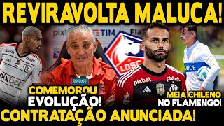 REVIRAVOLTA MALUCA SAÍDA CONFIRMADA CONTRATAÇÃO ANUNCIADA MEIA CHILENO NO FLA TITE ELOGIOU [upl. by Buroker]