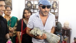 Jackie Shroff At India Art Festival By 200 Exhibitor [upl. by Aienahs]