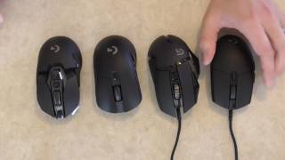 Logitech G900 vs G700s vs G502 vs G403 vs Gpro [upl. by Mcintyre160]