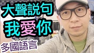 【Vlog】用多國語言說我愛你 [upl. by Shuma]