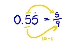 Convert Any Decimal to a Fractions  easy math lesson [upl. by Sulohcin]