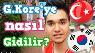 Güney Koreye Nasıl Gidilir  VLOG1 [upl. by Dora]