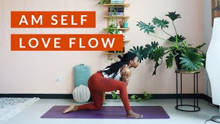 AM Self Love Yoga Flow  Yoga by Biola [upl. by Anirtac]