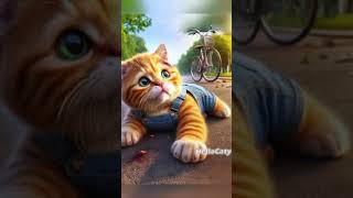 Cute Kittens Race Challenge shorts cat cute cartoon kitten funny [upl. by Ytrebil]