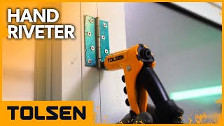 TOLSEN 8quot Hand Riveter  Rivet Gun Tool  Riveter Gun [upl. by Klotz199]