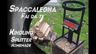 Spaccalegna Fai da Te  Kindling Splitter Homemade [upl. by Krute773]