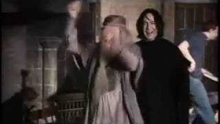 Dumbledore Snape amp McGonagall dancing [upl. by Erihppas]