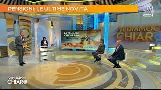 Vediamoci Chiaro TV2000 15 gennaio 2024  Pensioni le ultime novità [upl. by Folsom]