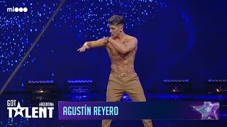 Agustín Reyero  Pole Aéreo  4tos  Got Talent Argentina 2023 [upl. by Nekciv]