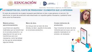 T1 INTRODUCCION A LA CONTABILIDAD DE COSTOS EVALUACION [upl. by Nnanaej795]