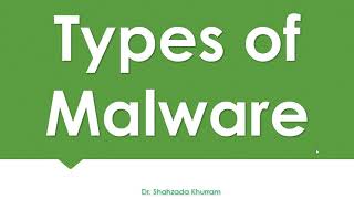 Types of Malware  Virus  Worm  Trojan  Rootkit  Ransomware  Botnet  Spyware  Adware [upl. by Sosthenna]