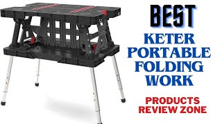 Keter portable folding work table tool  Best Keter Portable Folding Work [upl. by Cyrus]