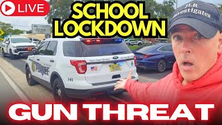 CRIME SCENE Pasco County Florida SCHOOL SHOOTING Threat Gun LIVE [upl. by Lorena338]