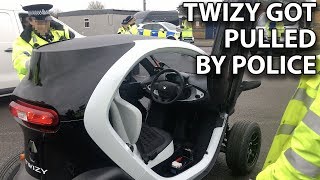 MODIFIED TWIZY GOT INSPECTED BY THE POLICE [upl. by Farrica158]