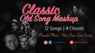 Classic Old Song Mashup  NonStop Old Bollywood Songs  Love Songs  Peaceful Music  Reeshabh P [upl. by Burt52]