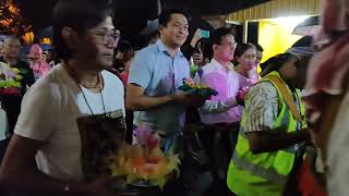 Loy Krathong celebration in Padang Serai Kedah Malaysia [upl. by Anitsyrk]