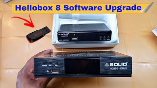 solid 8181 2100 dlx Hellobox Software Upgrade by pendrive [upl. by Enattirb]