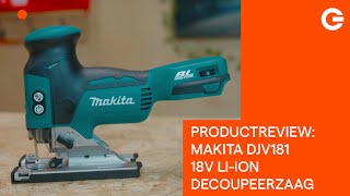 Productreview Makita DJV 181 18V Liion decoupeerzaag [upl. by Connolly]