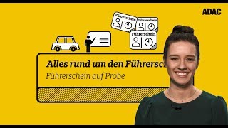 FührerscheinNeuling  Das gilt in der Probezeit  ADAC [upl. by Cliffes]