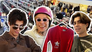 thrifting at the BIGGEST THRIFT STORE IN EUROPE challenge [upl. by Lambard]