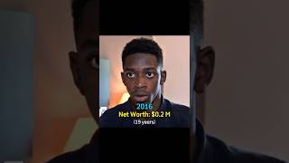 Ousmane Dembele net worth evolution networth evolution football throughtheyears shorts [upl. by Siryt]