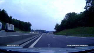 E430 240kmh almost crash [upl. by Lotz]