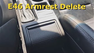 BMW E46 Armrest Delete Project BMW E46 [upl. by Gunas]